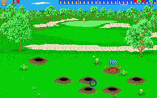 Gopher Hunt atari screenshot